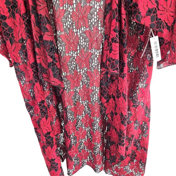 NWT Lularoe Women's Blazer Large L Top Misses Size12 14  Lace Cardigan Cover New - Picture 2 of 8